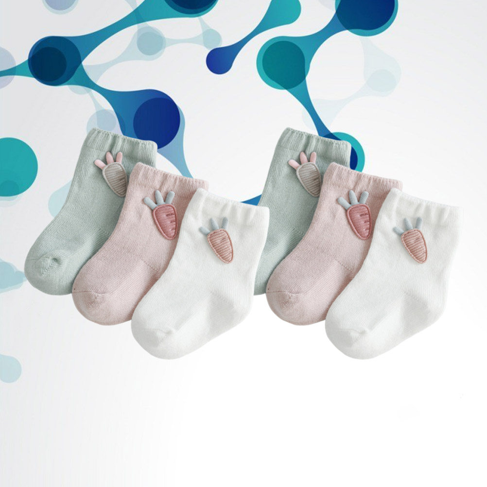 3Pair Baby Socks Cotton Cartoo - Unisex Baby Socks Non Slip recension och pris
