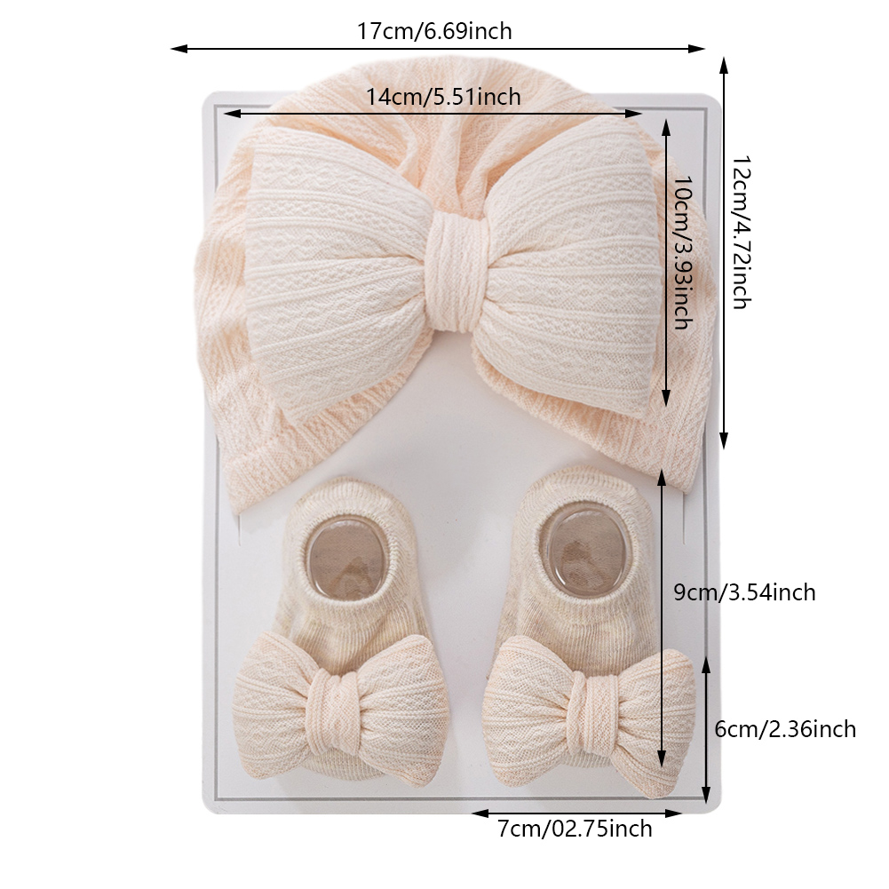 3Pcs/Set Baby Hats Socks Set B - Unisex Baby Socks Non Slip recension och pris