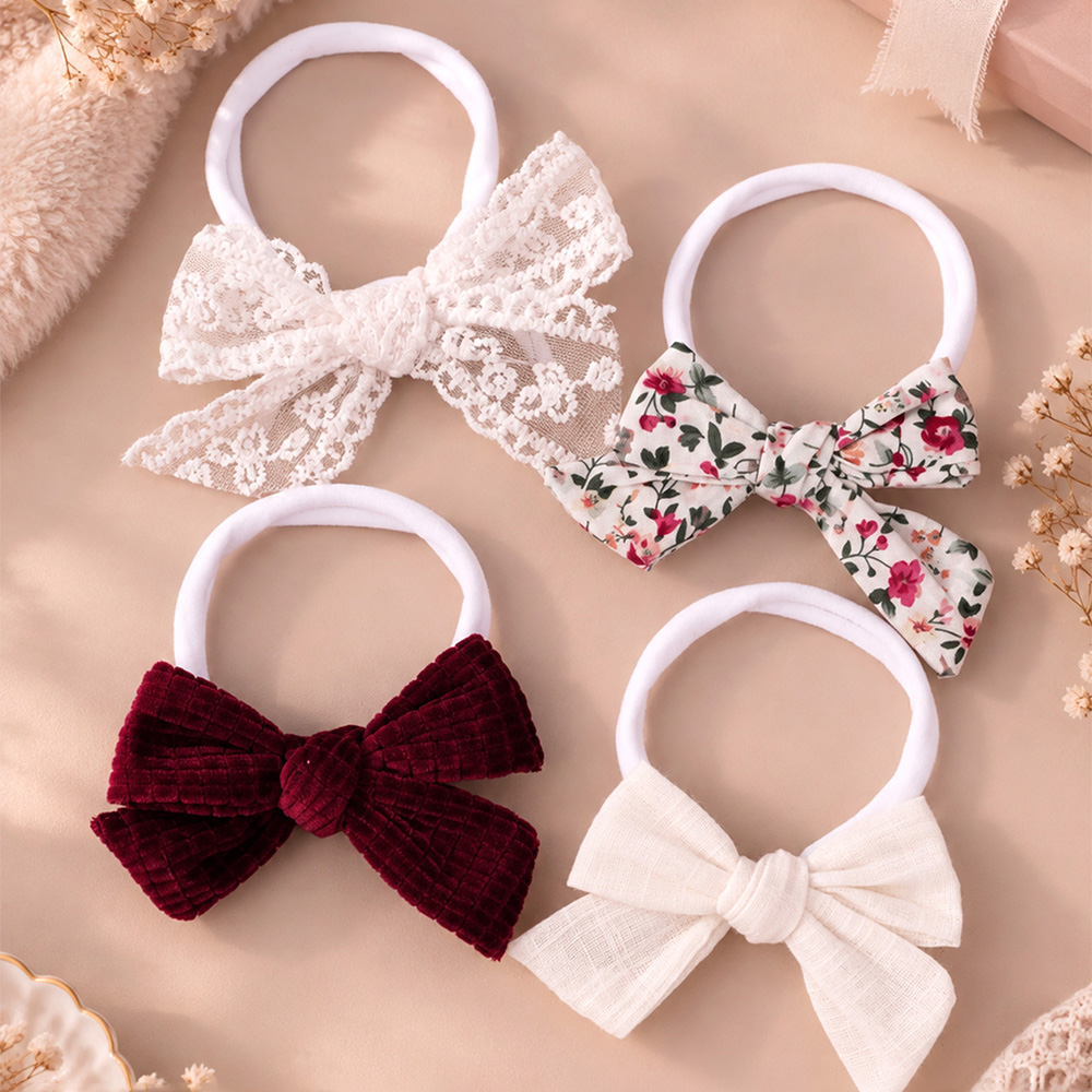 Baby Bow Headband Set Newborn  - Baby Gear recension och pris