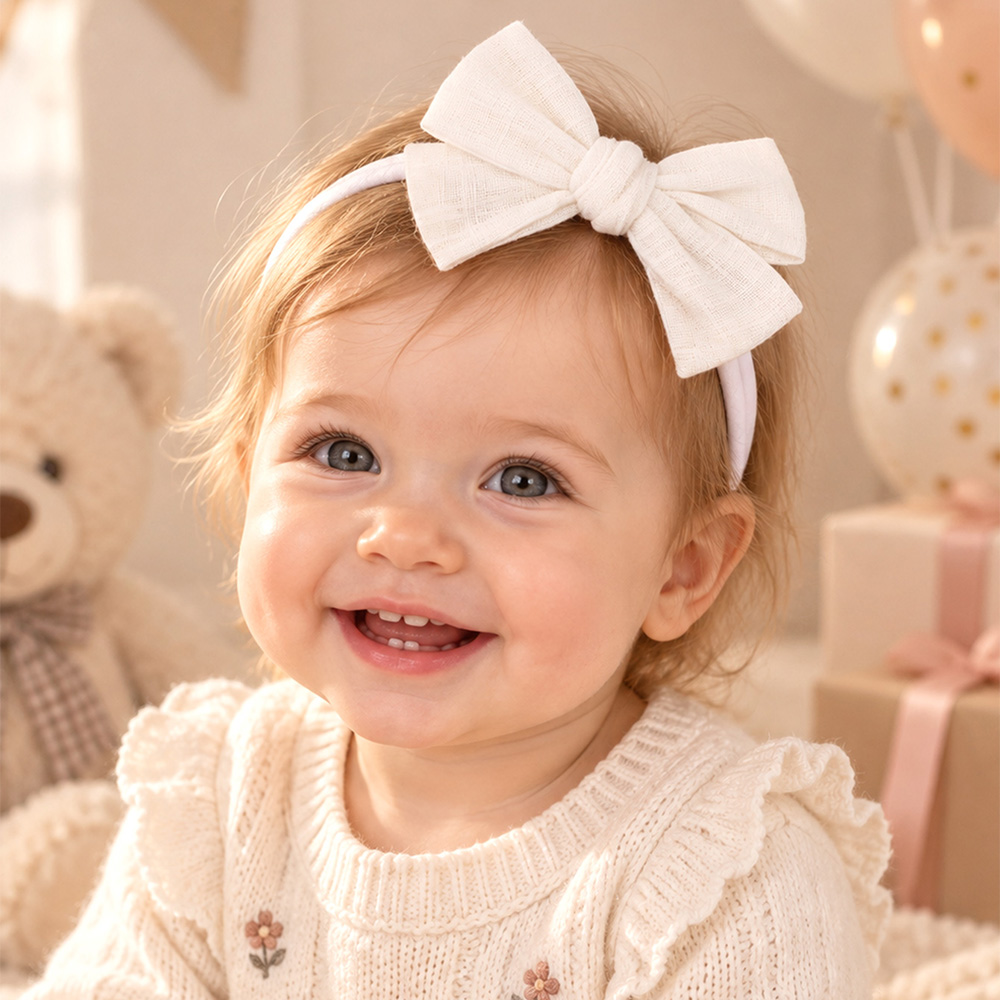 Baby Bow Headband Set Newborn  - Baby Gear recension och pris